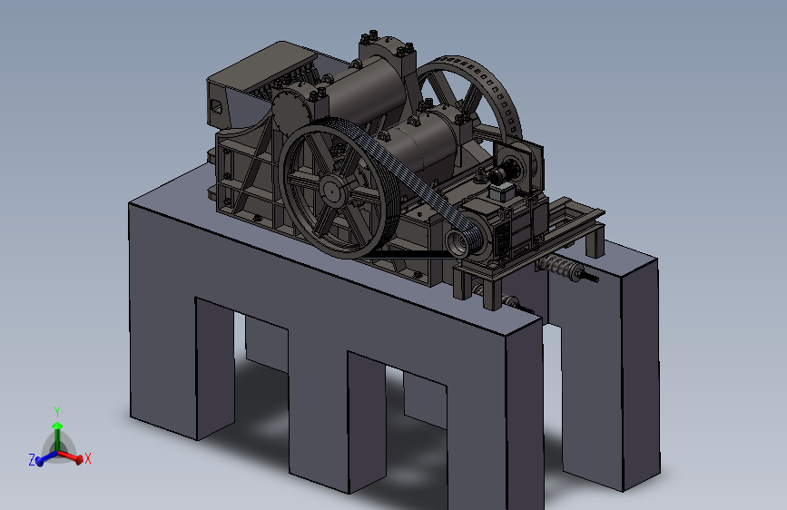B13-双肘颚式破碎机 3D模型