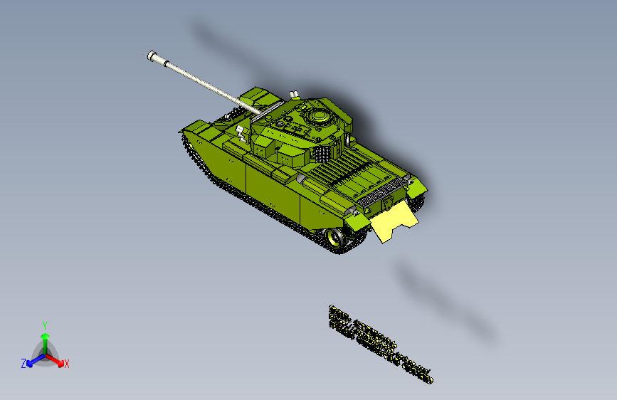A11_百夫长坦克模型SW2018
