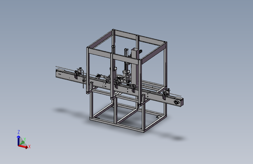 B03-PET瓶灌装封盖机自动化设备3D模型图纸 Solidworks设计