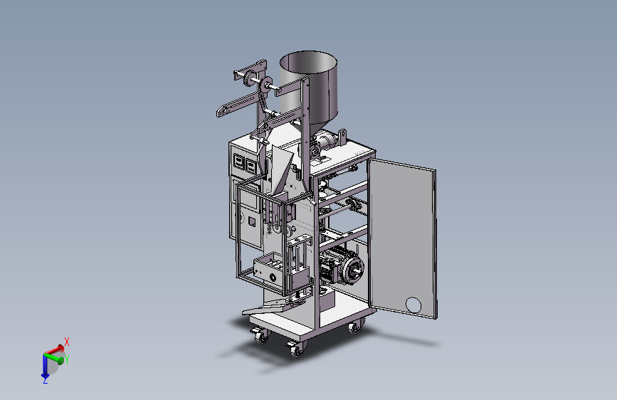 B04-包液灌装机模型3D图纸 STEP格式