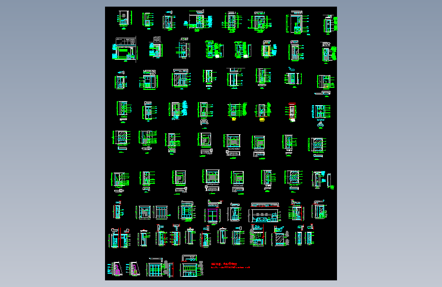 CS10-进户玄关柜鞋柜cad-249套