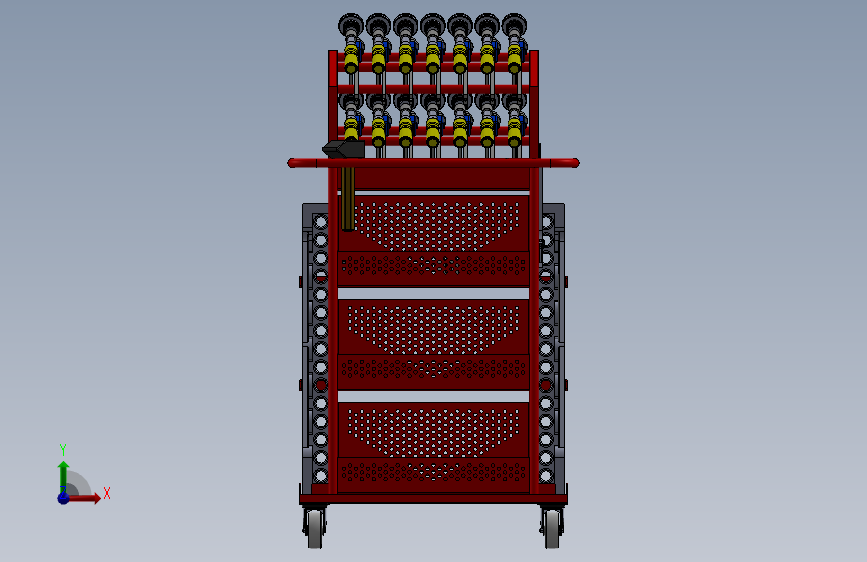 Siegmund工具车-用于焊接 夹具工作台工具的手推车