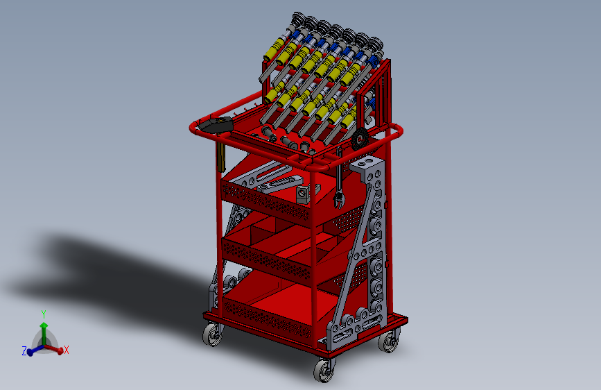 Siegmund工具车-用于焊接 夹具工作台工具的手推车