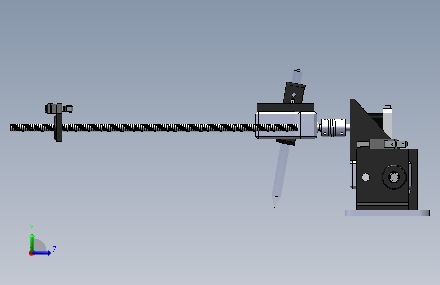 书写机器机械零件