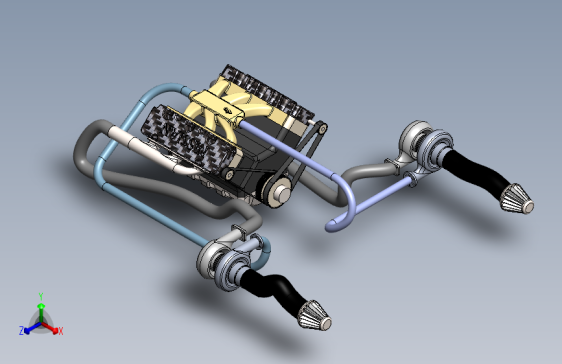 V6 Model双涡轮增压6缸发动机