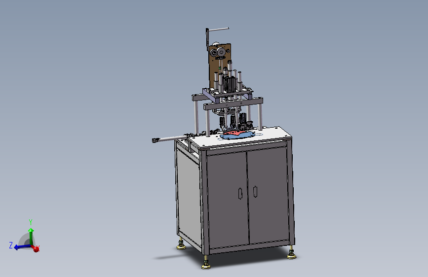 半自动KN95耳带焊接3D图纸