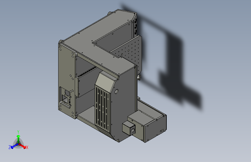 点胶机三轴结构平台（带工程） K964 非标自动化设备1机械13D图纸