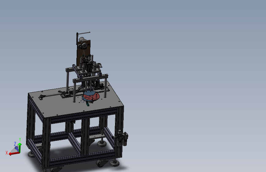 KN95半自动口罩机3D图纸