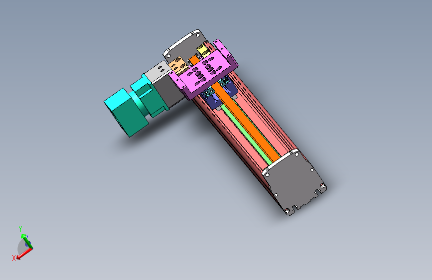 60型材同步带模组3d图纸直线线性模组3d+2d 60小型同步带模组3d图