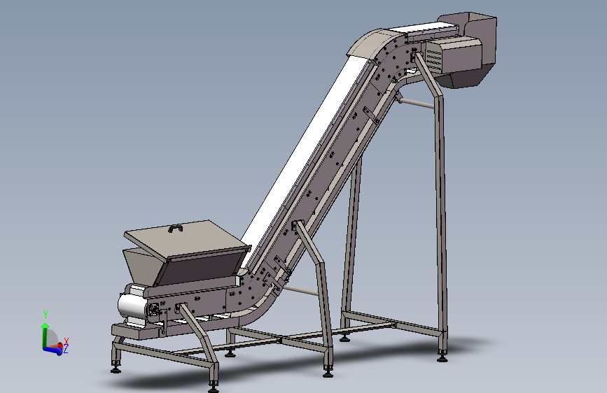 提升机3D图纸非标自动化设备3D图纸3D模型