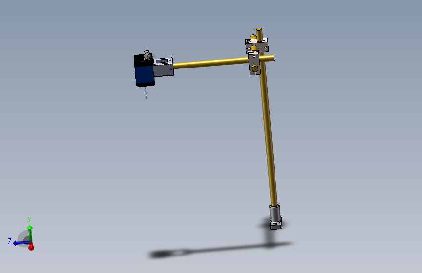简易式视觉相机支架3d图纸 机械设计素材 智能相机固定支架3d模型