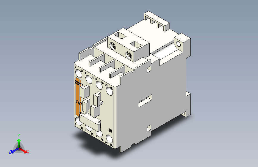 ca7-9-10-120-1Sprecher & Schuh系列CA7接触器，3极_STEP_模型图纸下载 – 懒石网