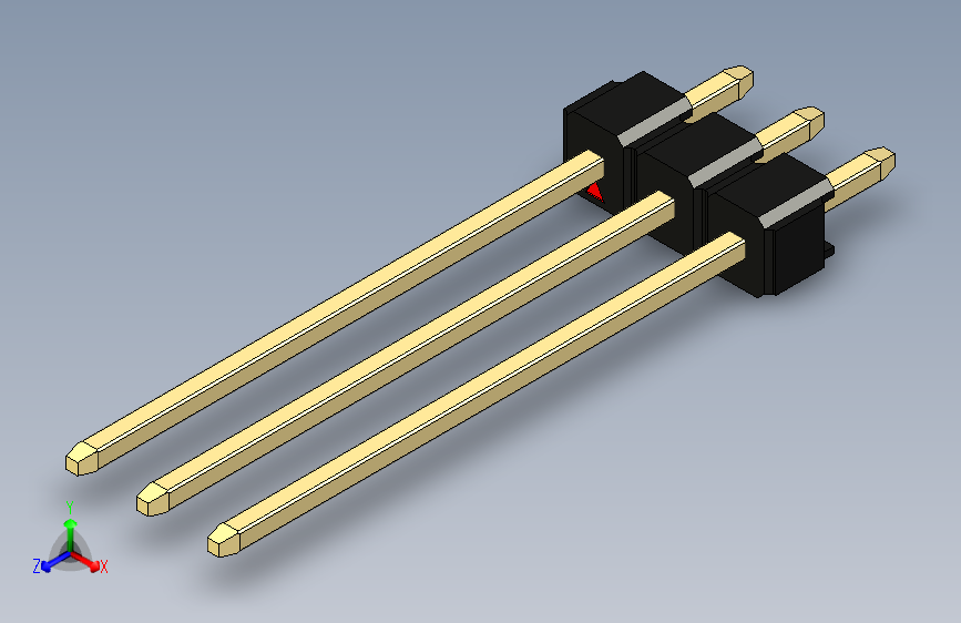 彩色公头100mil（2.54mm）系列-DS1021_black_1x03p_100mil_Type19_rev1.0