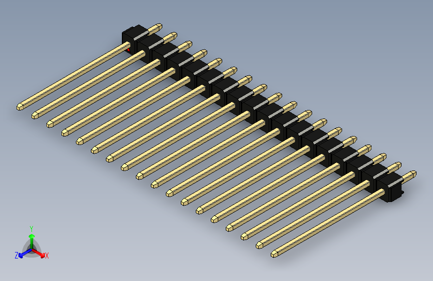 彩色公头100mil（2.54mm）系列-DS1021_black_1x18p_100mil_Type19_rev1.0