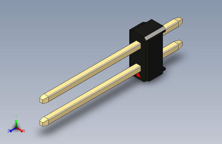 彩色公头100mil（2.54mm）系列-DS1021_black_2x01p_100mil_Type5_rev1.0