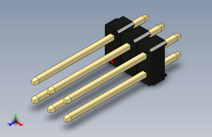 彩色公头100mil（2.54mm）系列-DS1021_black_2x03p_100mil_Type5_rev1.0