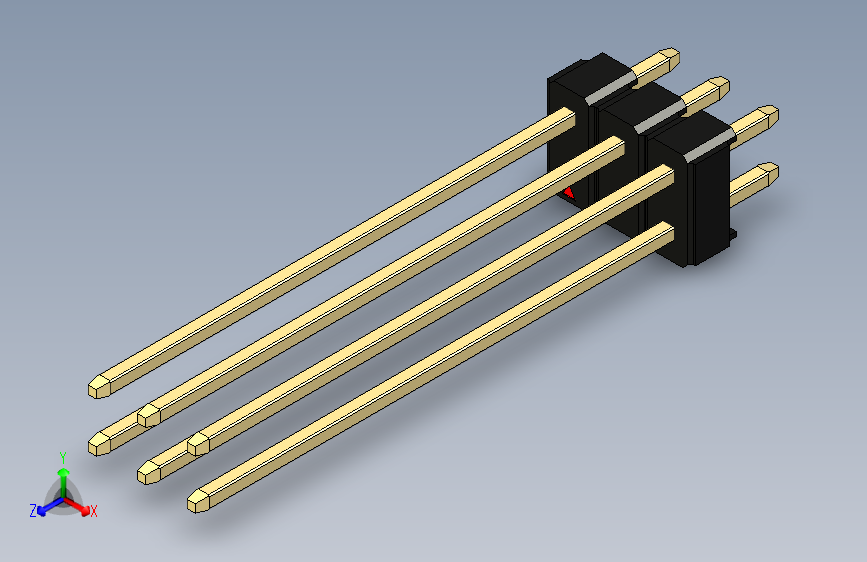 彩色公头100mil（2.54mm）系列-DS1021_black_2x03p_100mil_Type43_rev1.0