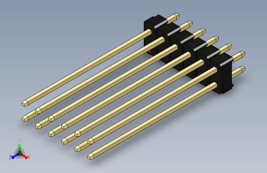 彩色公头100mil（2.54mm）系列-DS1021_black_2x06p_100mil_Type43_rev1.0
