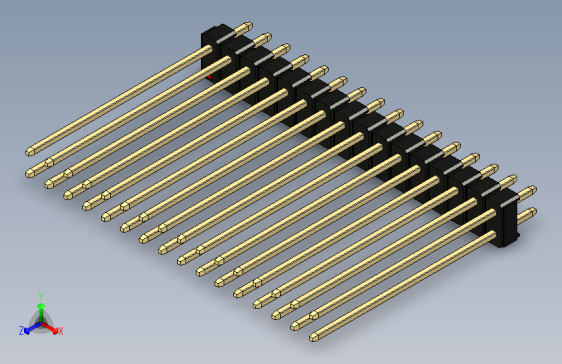 彩色公头100mil（2.54mm）系列-DS1021_black_2x16p_100mil_Type43_rev1.0