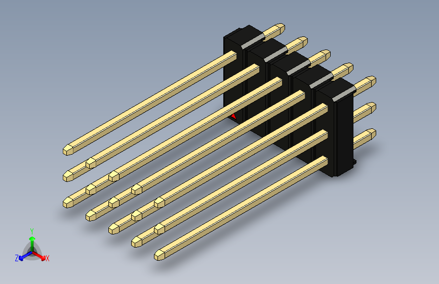 彩色公头100mil（2.54mm）系列-DS1021_black_3x05p_100mil_Type19_rev1.0