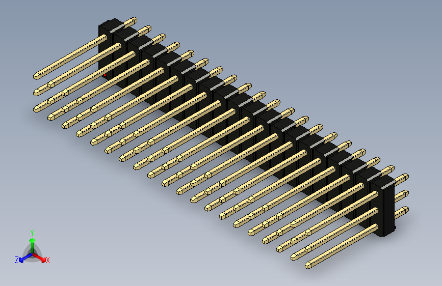 彩色公头100mil（2.54mm）系列-DS1021_black_3x20p_100mil_Type5_rev1.0