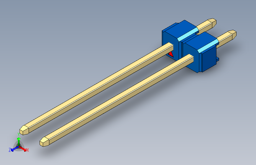 彩色公头100mil（2.54mm）系列-DS1021_blue_1x02p_100mil_Type19_rev1.0