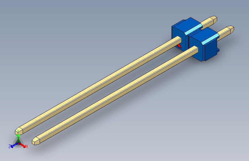彩色公头100mil（2.54mm）系列-DS1021_blue_1x02p_100mil_Type43_rev1.0