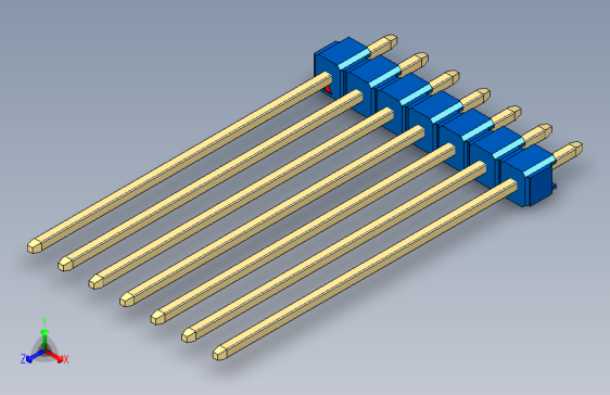 彩色公头100mil（2.54mm）系列-DS1021_blue_1x07p_100mil_Type43_rev1.0