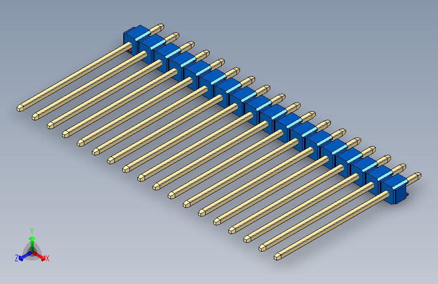 彩色公头100mil（2.54mm）系列-DS1021_blue_1x18p_100mil_Type19_rev1.0