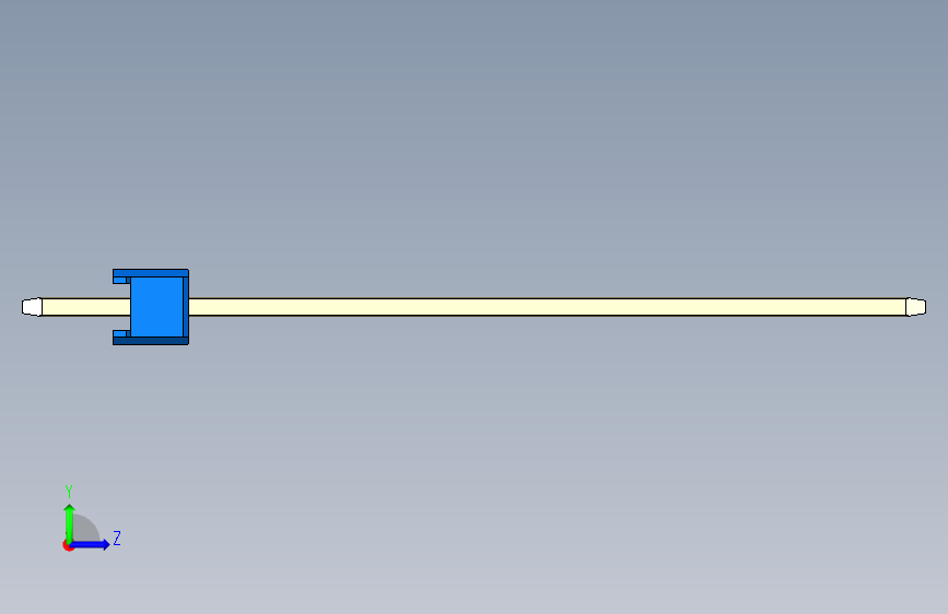 彩色公头100mil(2.54mm)系列-DS1021_blue_1x27p_100mil_Type43_rev1.0 左侧视图