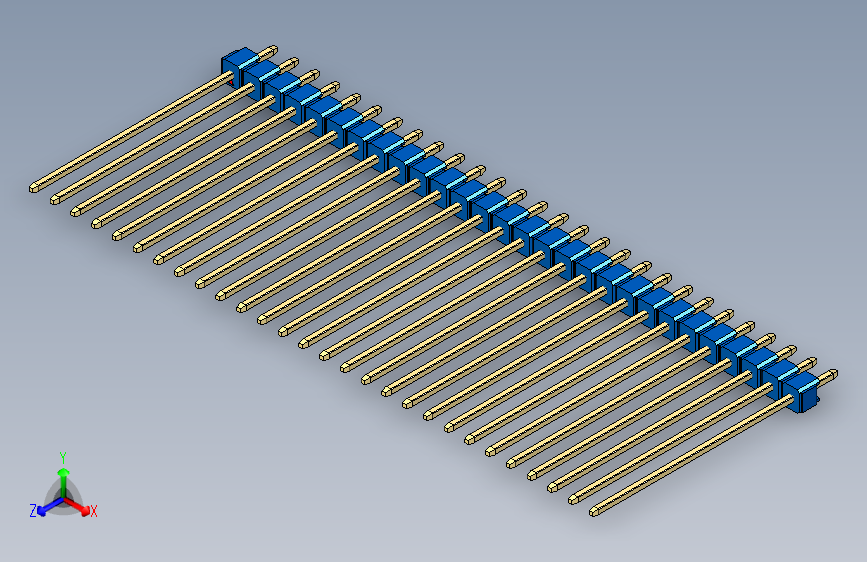 彩色公头100mil（2.54mm）系列-DS1021_blue_1x28p_100mil_Type43_rev1.0
