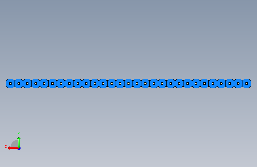 彩色公头100mil(2.54mm)系列-DS1021_blue_1x29p_100mil_Type5_rev1.0 背面视图