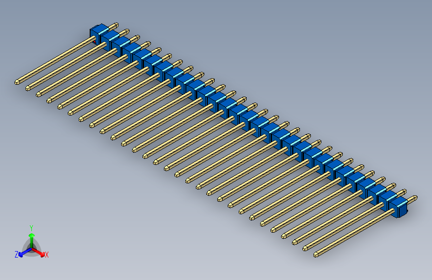 彩色公头100mil（2.54mm）系列-DS1021_blue_1x29p_100mil_Type19_rev1.0