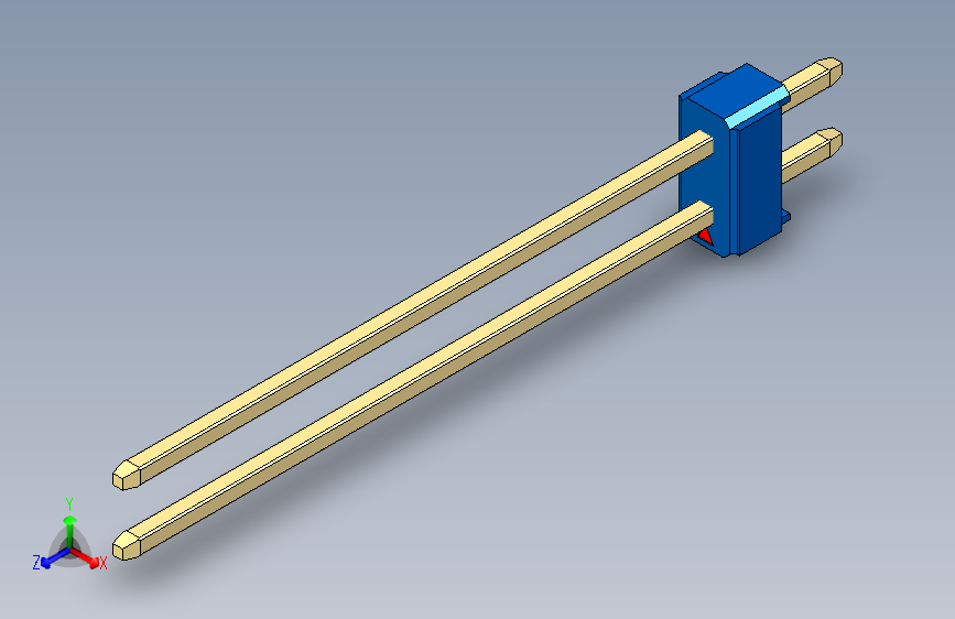 彩色公头100mil（2.54mm）系列-DS1021_blue_2x01p_100mil_Type43_rev1.0