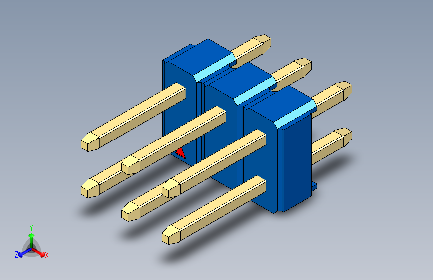 彩色公头100mil（2.54mm）系列-DS1021_blue_2x03p_100mil_Type1_rev1.0