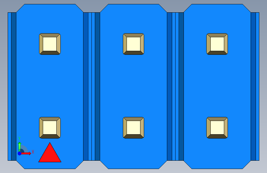 彩色公头100mil（2.54mm）系列-DS1021_blue_2x03p_100mil_Type19_rev1.0_STEP_模型图纸下载 ...