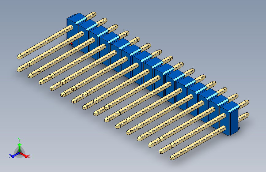 彩色公头100mil（2.54mm）系列-DS1021_blue_2x15p_100mil_Type5_rev1.0