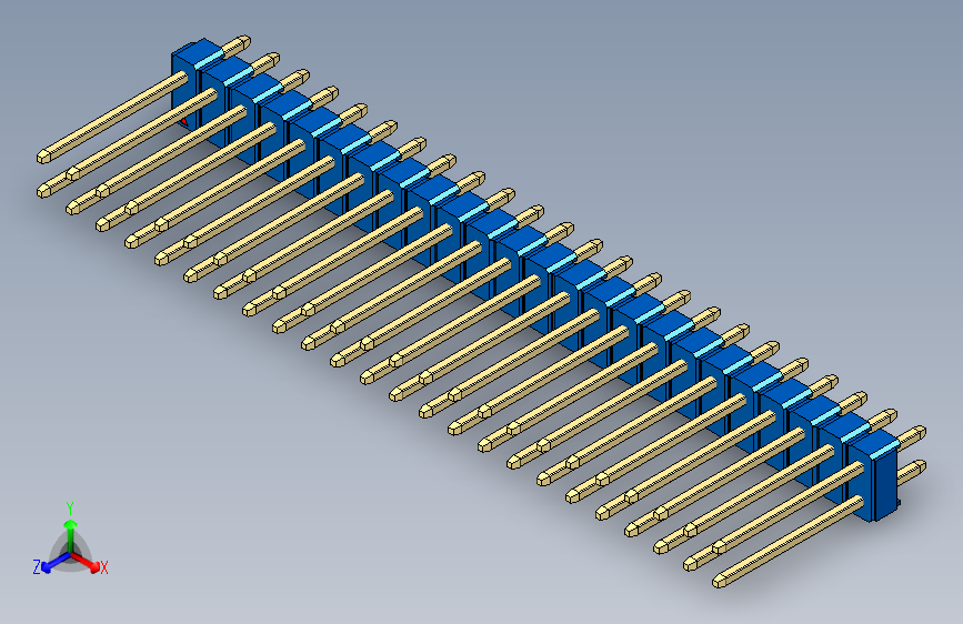 彩色公头100mil（2.54mm）系列-DS1021_blue_2x24p_100mil_Type5_rev1.0