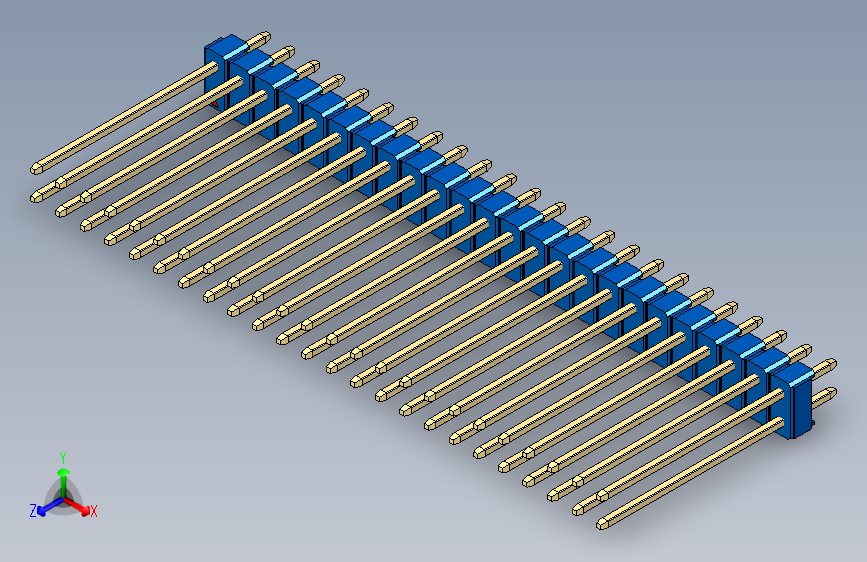 彩色公头100mil（2.54mm）系列-DS1021_blue_2x24p_100mil_Type19_rev1.0
