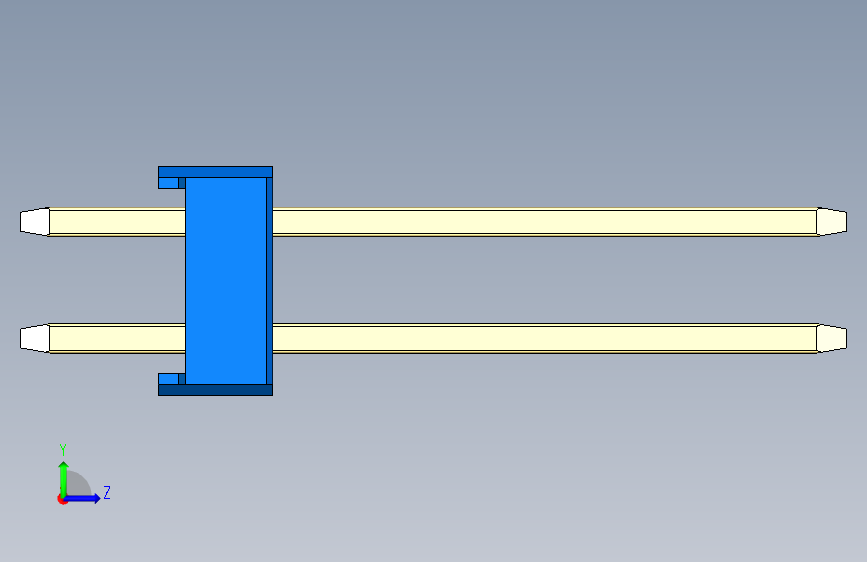 彩色公头100mil(2.54mm)系列-DS1021_blue_2x28p_100mil_Type5_rev1.0 左侧视图
