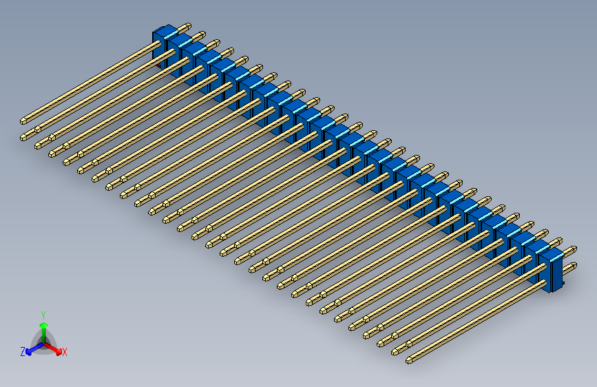 彩色公头100mil（2.54mm）系列-DS1021_blue_2x28p_100mil_Type43_rev1.0