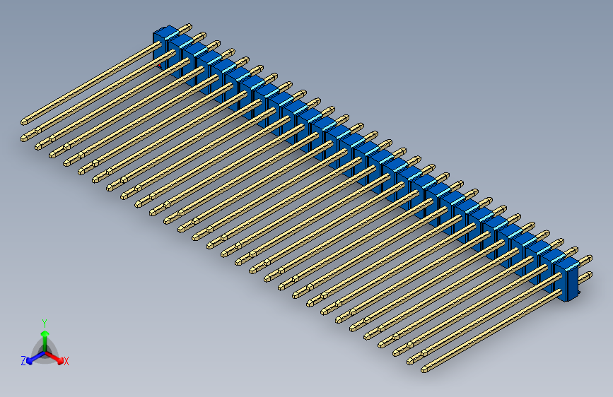 彩色公头100mil（2.54mm）系列-DS1021_blue_2x29p_100mil_Type43_rev1.0