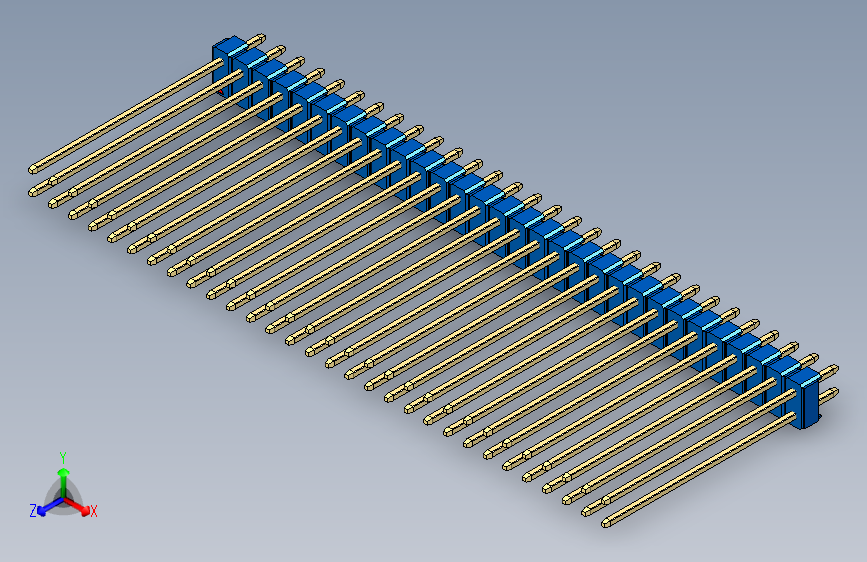 彩色公头100mil（2.54mm）系列-DS1021_blue_2x30p_100mil_Type43_rev1.0