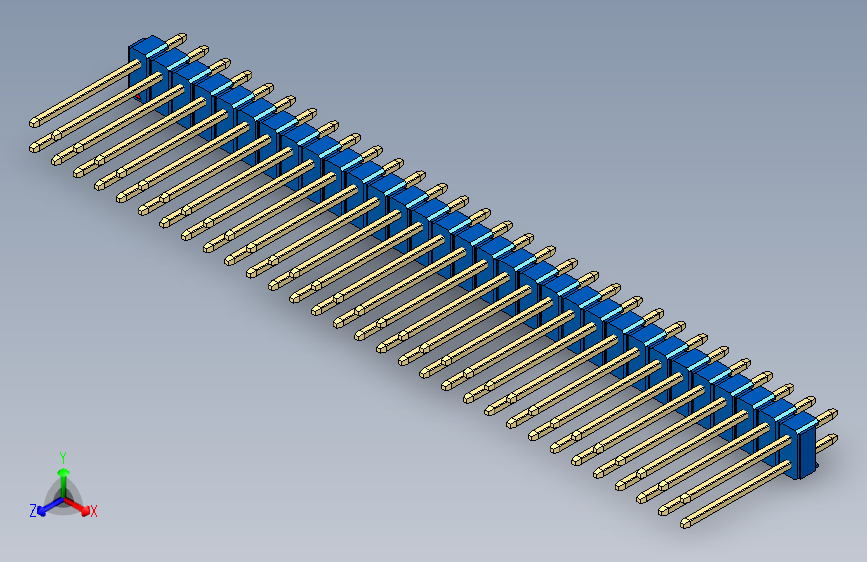 彩色公头100mil（2.54mm）系列-DS1021_blue_2x31p_100mil_Type5_rev1.0