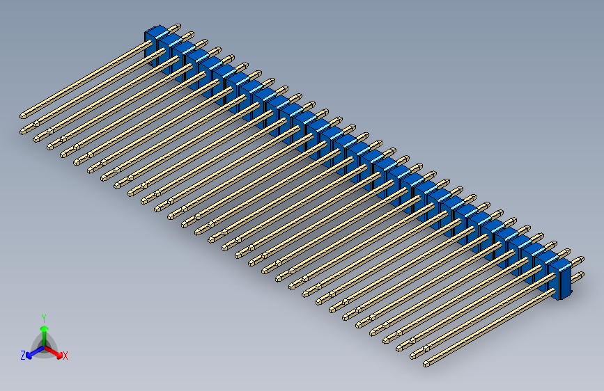 彩色公头100mil（2.54mm）系列-DS1021_blue_2x31p_100mil_Type43_rev1.0