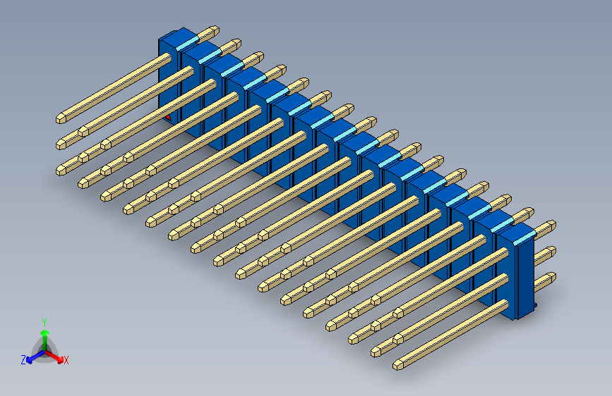 彩色公头100mil（2.54mm）系列-DS1021_blue_3x16p_100mil_Type5_rev1.0