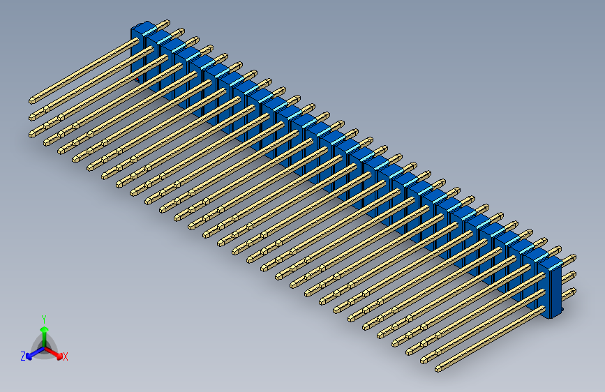彩色公头100mil（2.54mm）系列-DS1021_blue_3x29p_100mil_Type19_rev1.0