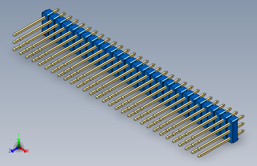彩色公头100mil（2.54mm）系列-DS1021_blue_3x30p_100mil_Type5_rev1.0