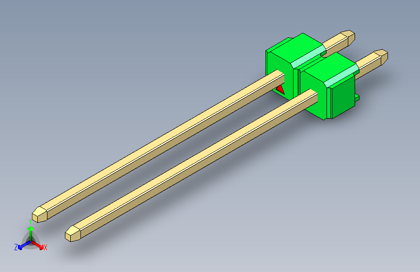 彩色公头100mil（2.54mm）系列-DS1021_green_1x02p_100mil_Type19_rev1.0