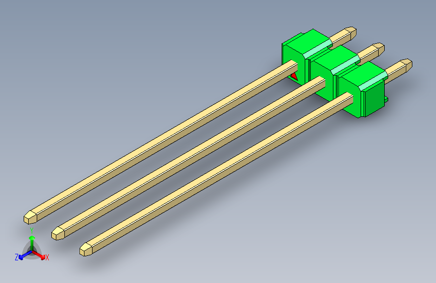 彩色公头100mil（2.54mm）系列-DS1021_green_1x03p_100mil_Type43_rev1.0